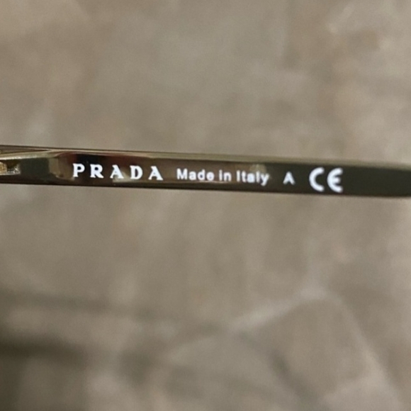 Prada Aviator Tortoise Shell Gold Tone Sunglasses w/Box and COA - Picture 5 of 14